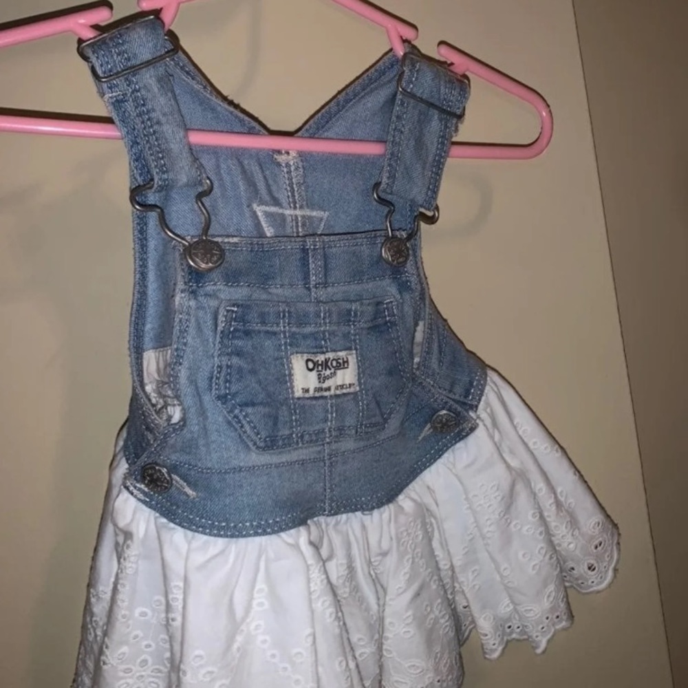 Baby girl overall dress